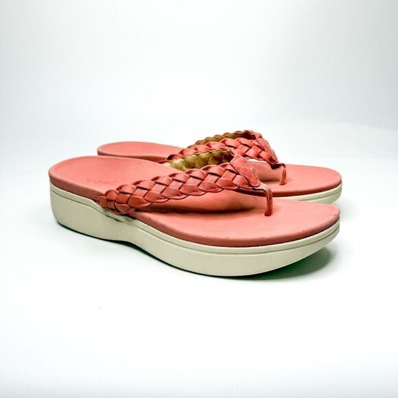 Vionic Women's Kenji Coral Woven Lightweight Platform Sole lSandals Size 11 - Picture 3 of 6
